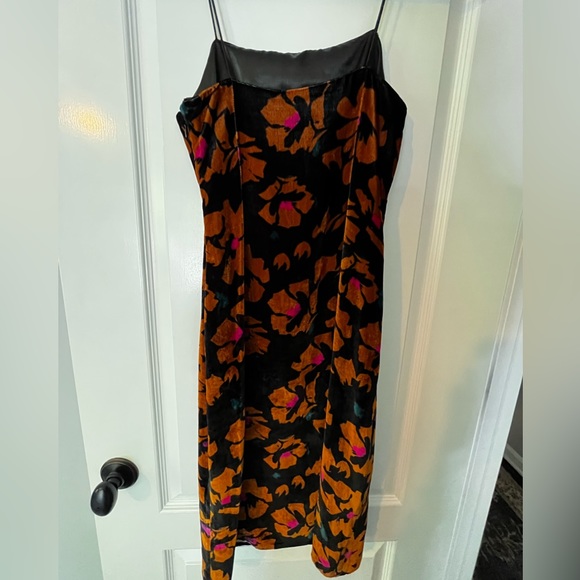 NWT Milly Gabbi Velvet Floral Dress - Picture 6 of 7